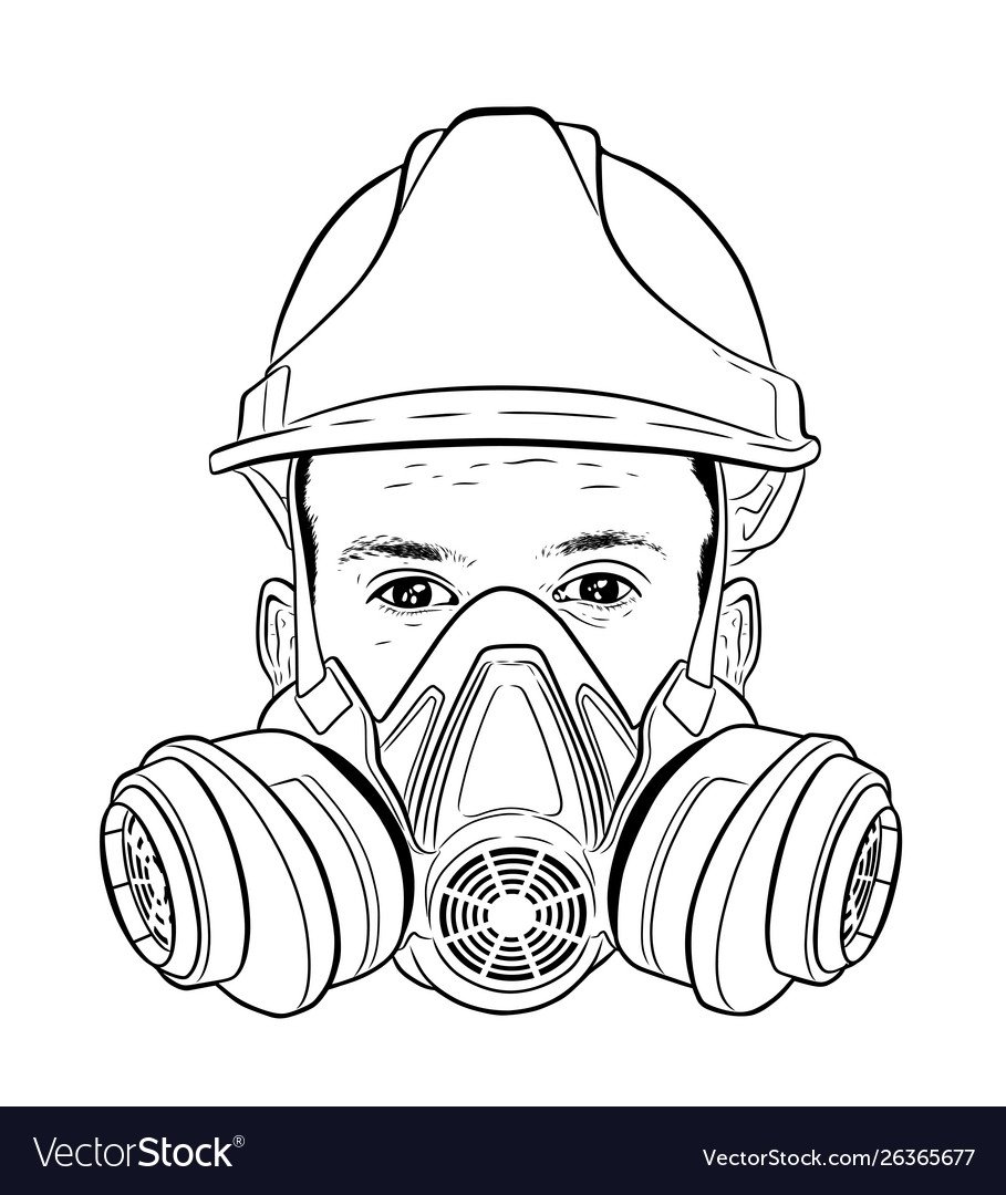 Респиратор нарисованный