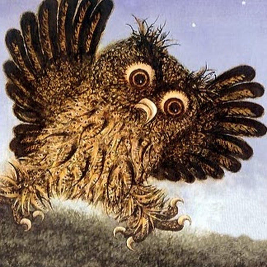 Сова из мультфильма Ежик в тумане