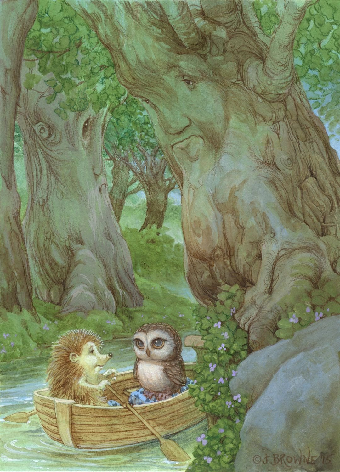 Сказочный лес с ежиком