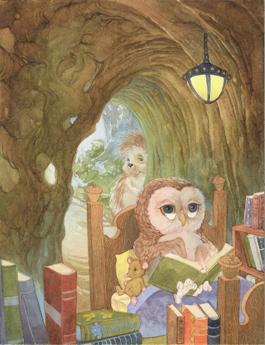 Ежик в тумане закрытый глаз