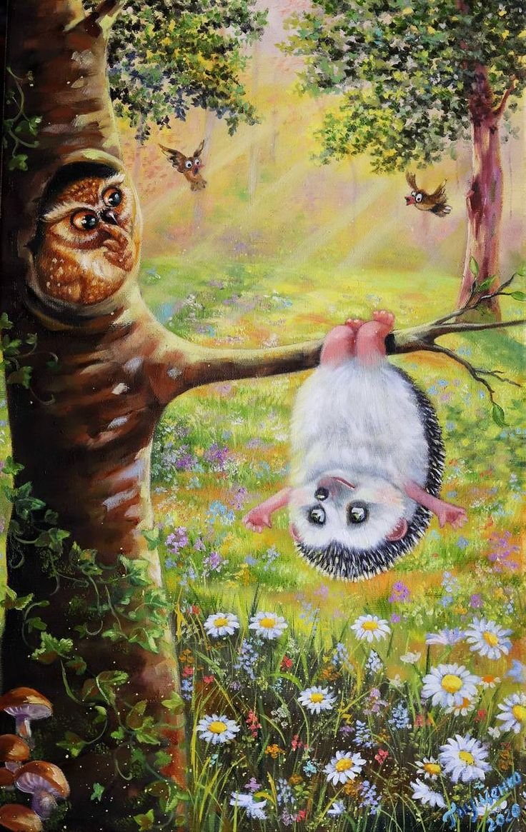 Милый Ежик в очках