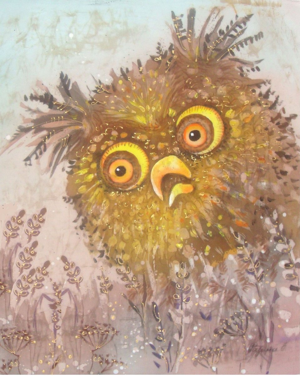 Сова из мультика Ежик в тумане