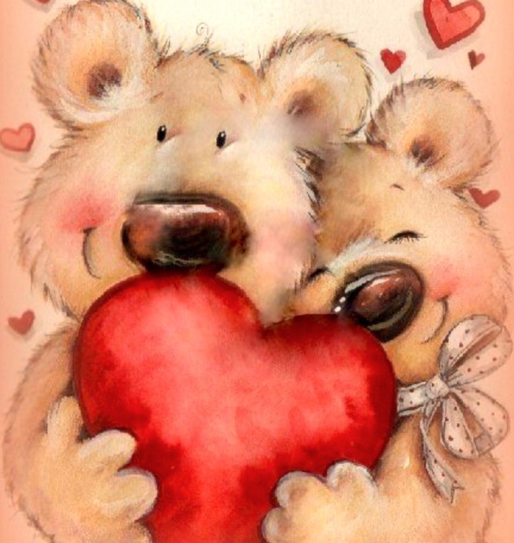 Влюбленные мишки