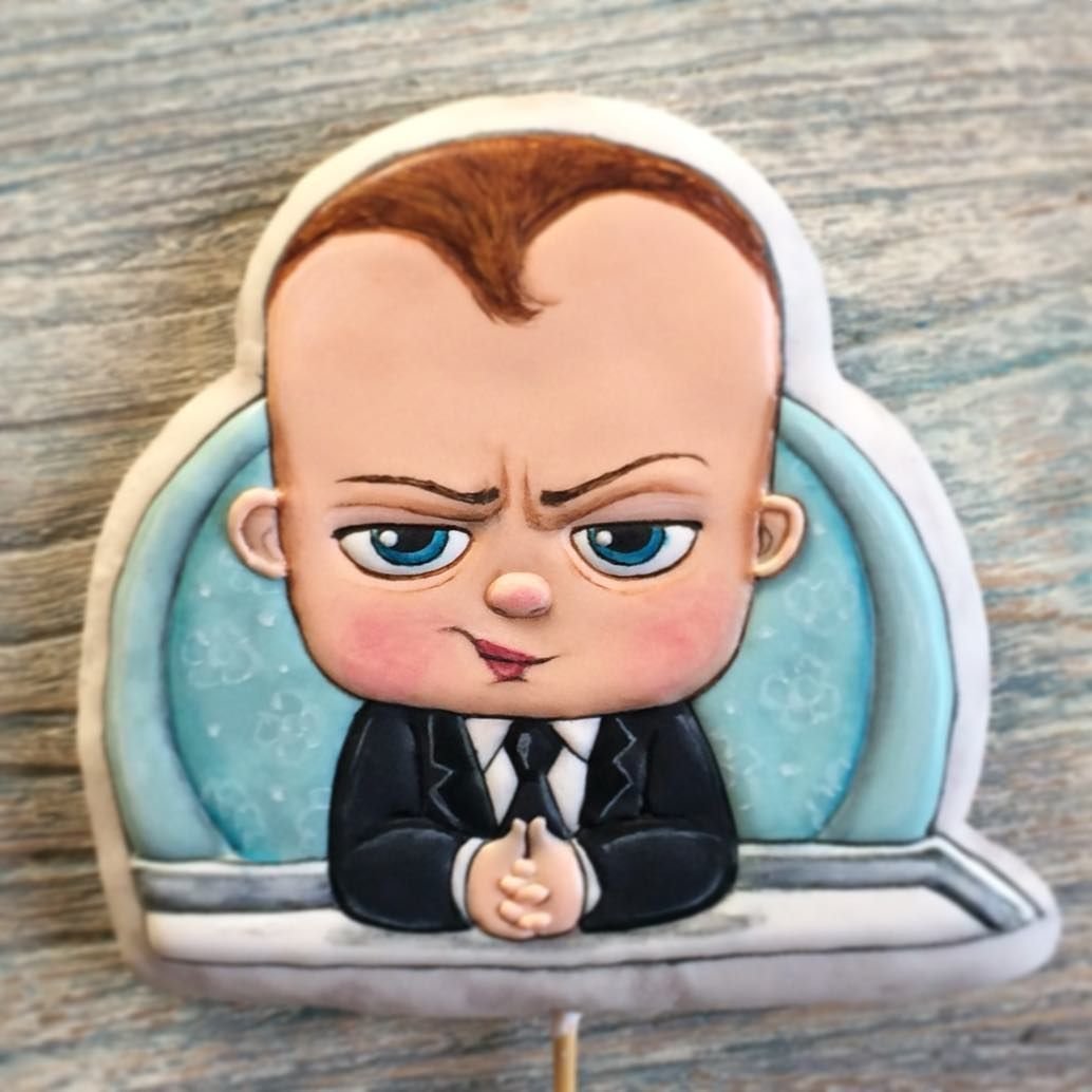 1 Год у власти босс молокосос на торт