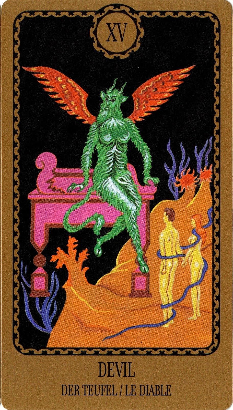 Карта Таро Devil