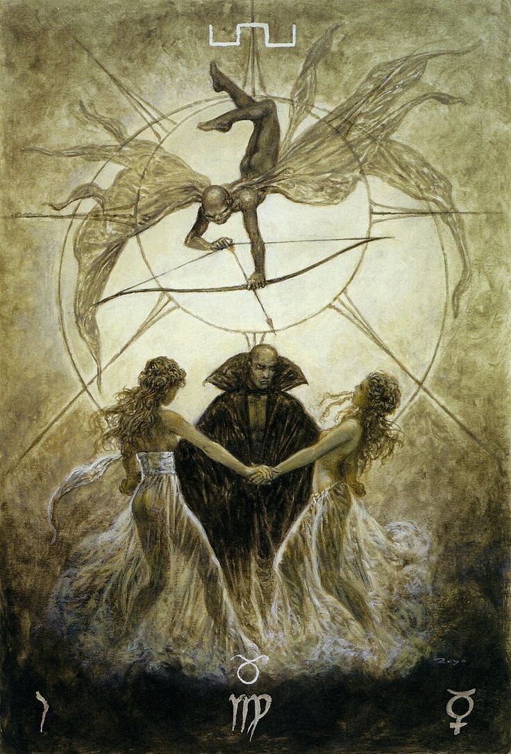 15 Аркан Таро Уэйта Аркан дьявола