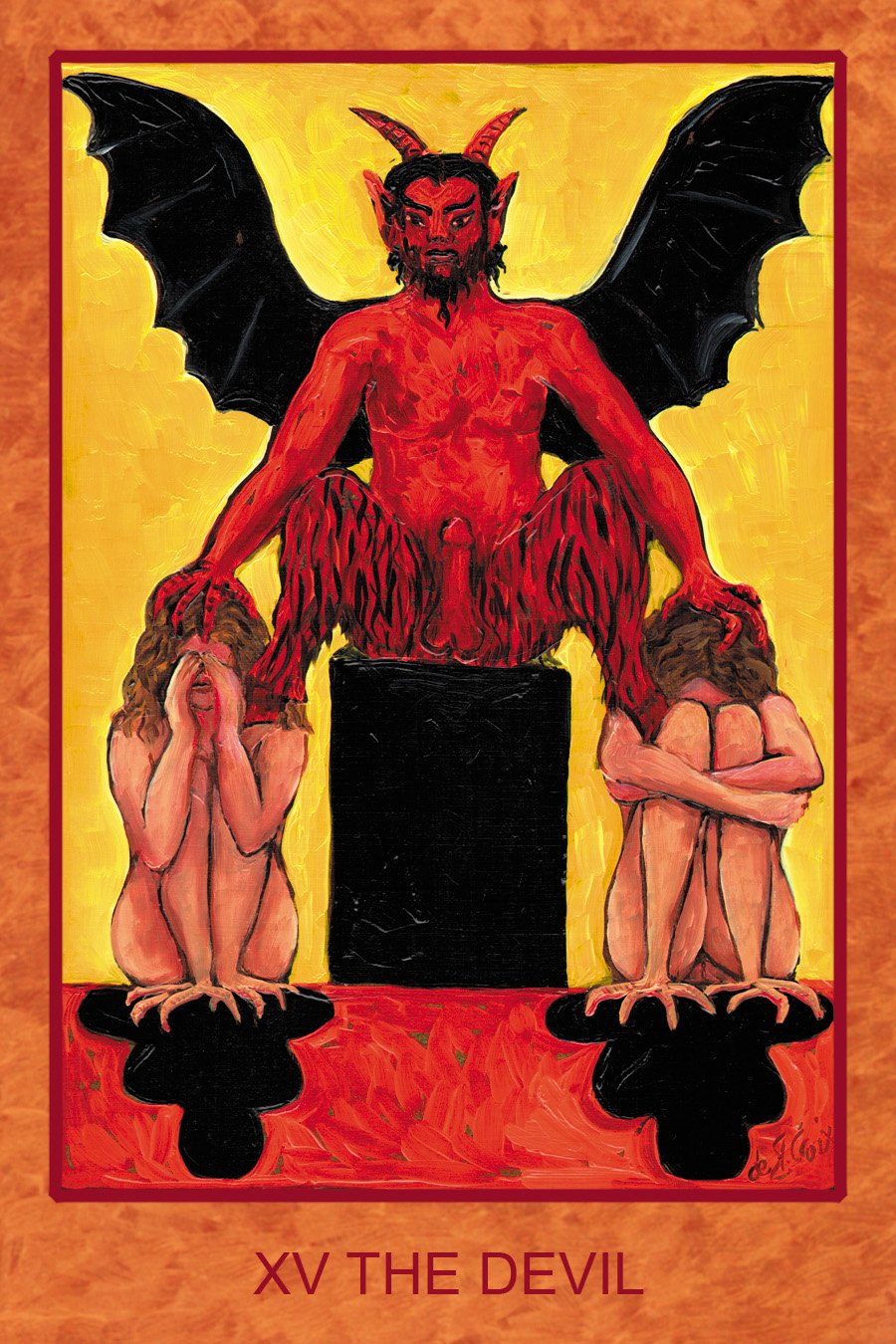 Дьявол Таро безумная Луна