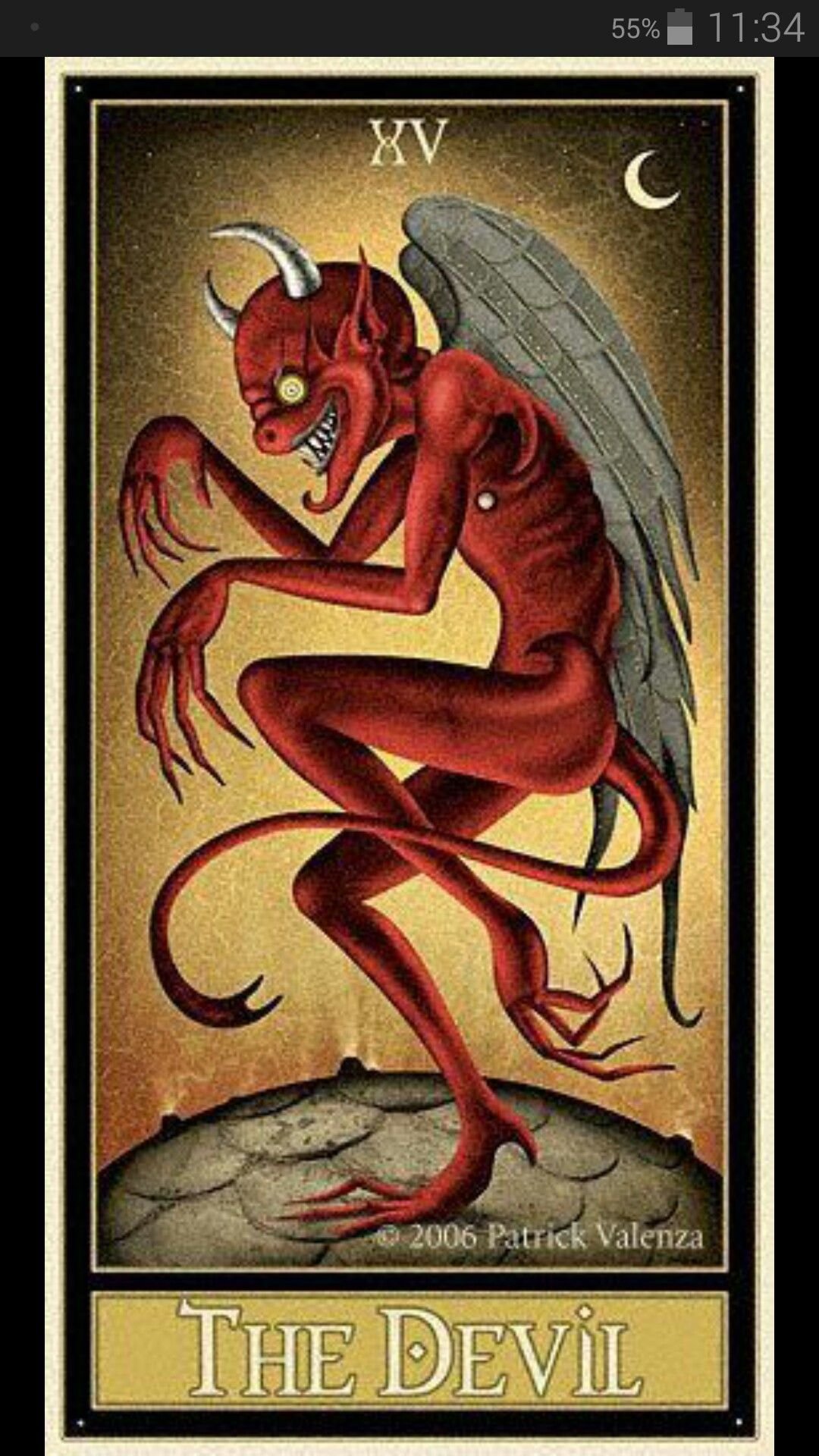 Таро 15 Аркан дьявол