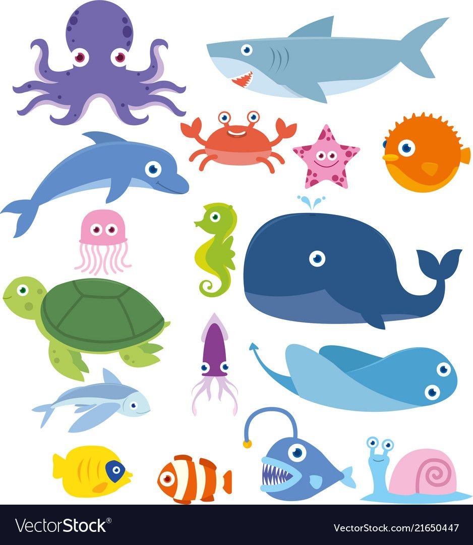 Морские обитатели Baby Shark