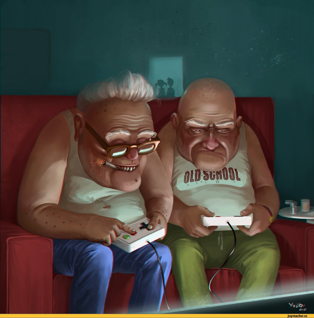 Старость бабушка