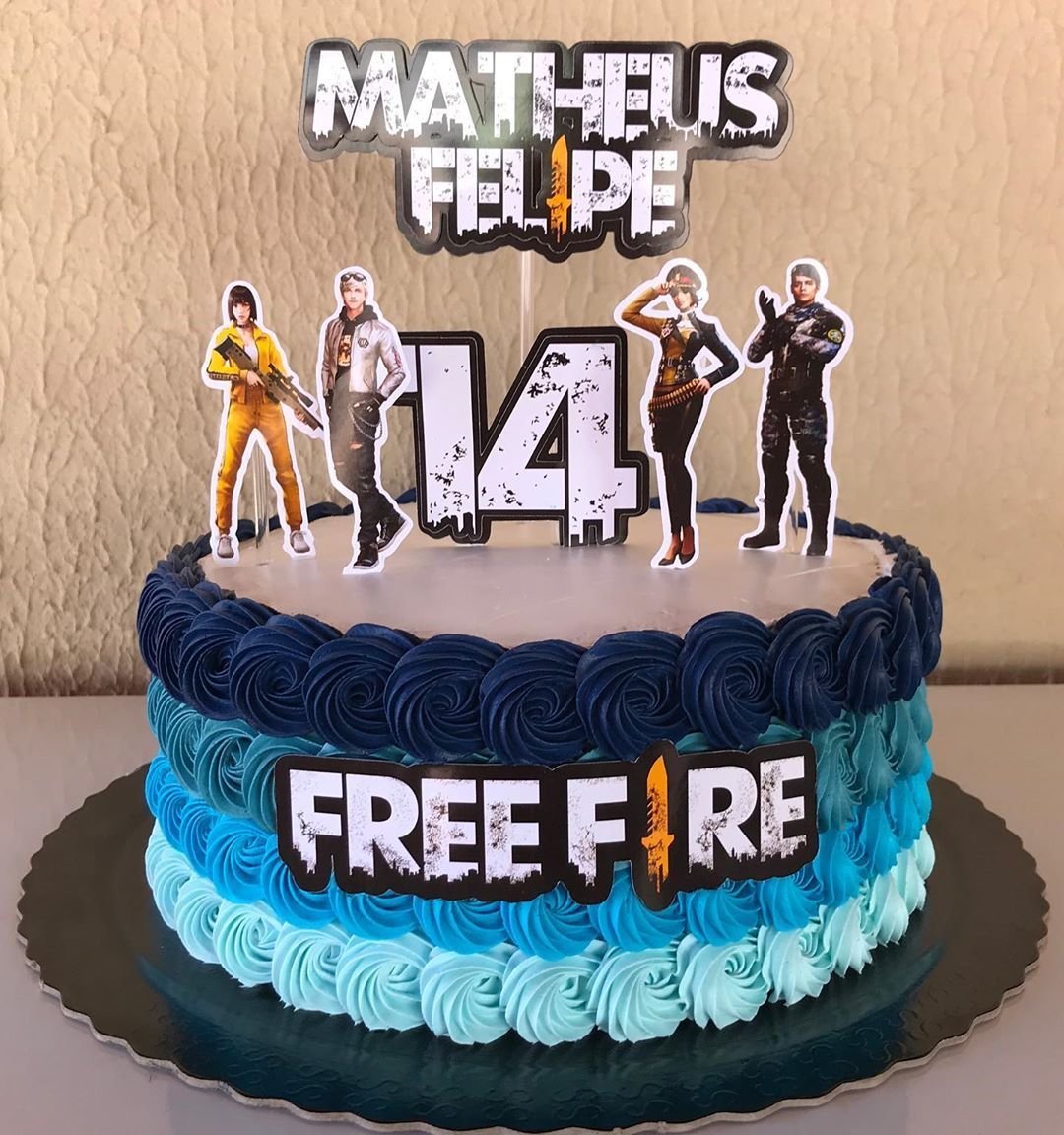 Торт free Fire на день рождения мальчику