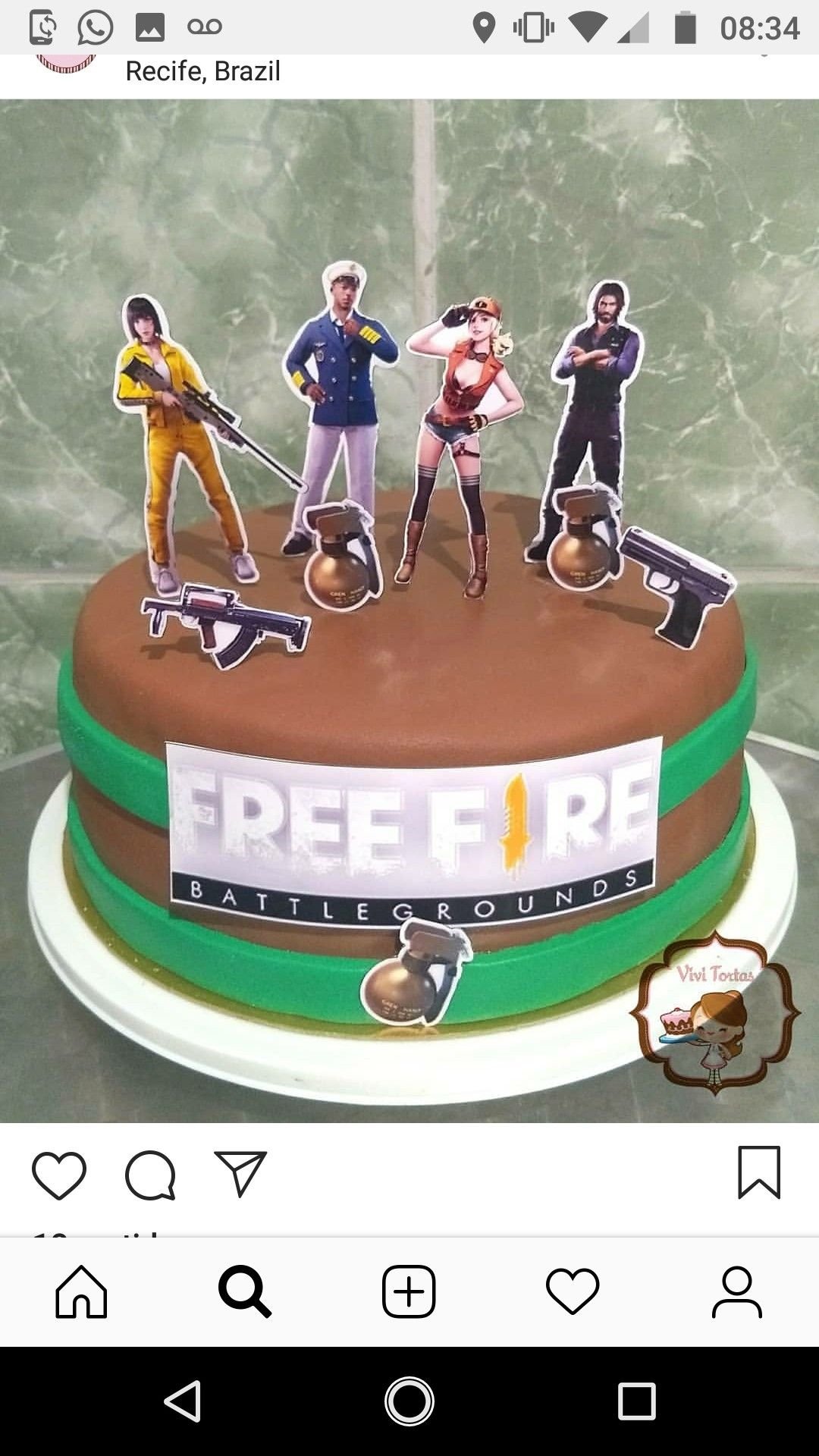 Торт фри фаер