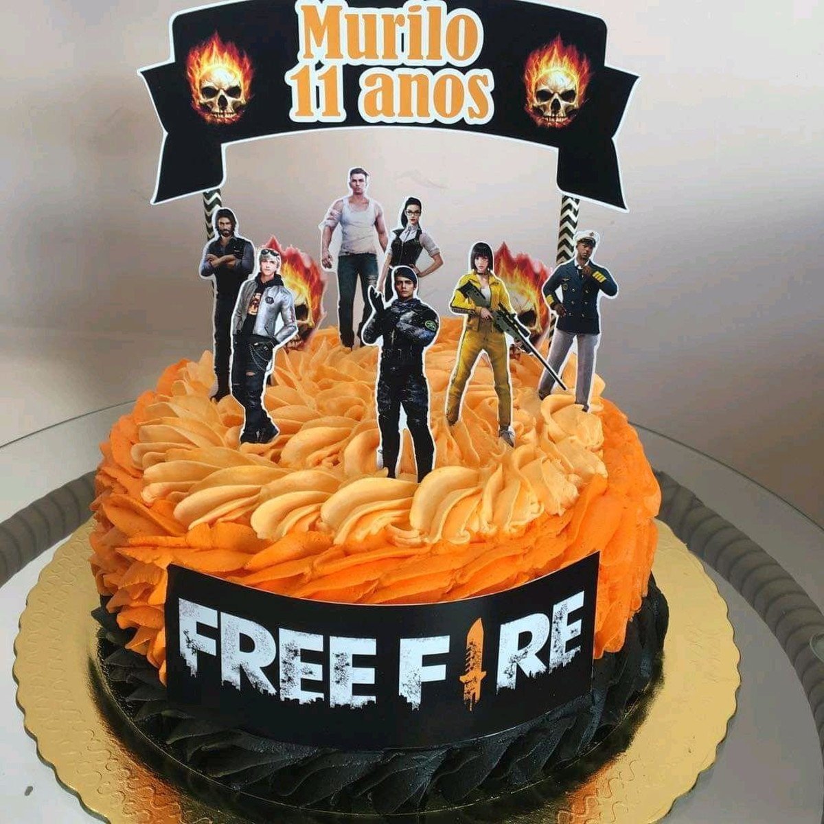 Фри фаер топперы на торт