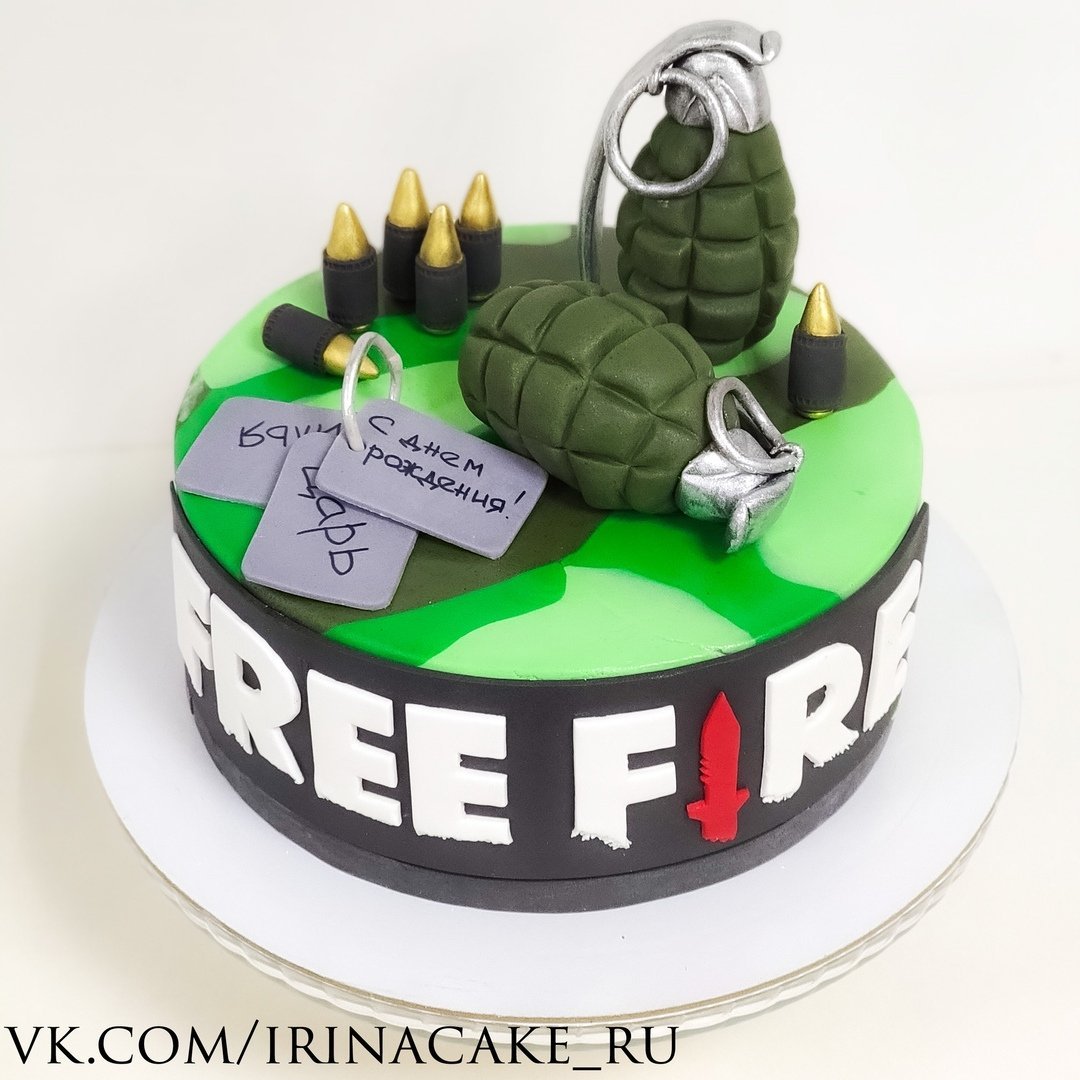 Торт фри фаер для мальчика