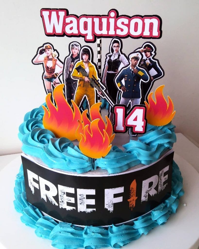 Торт free Fire на день рождения мальчику