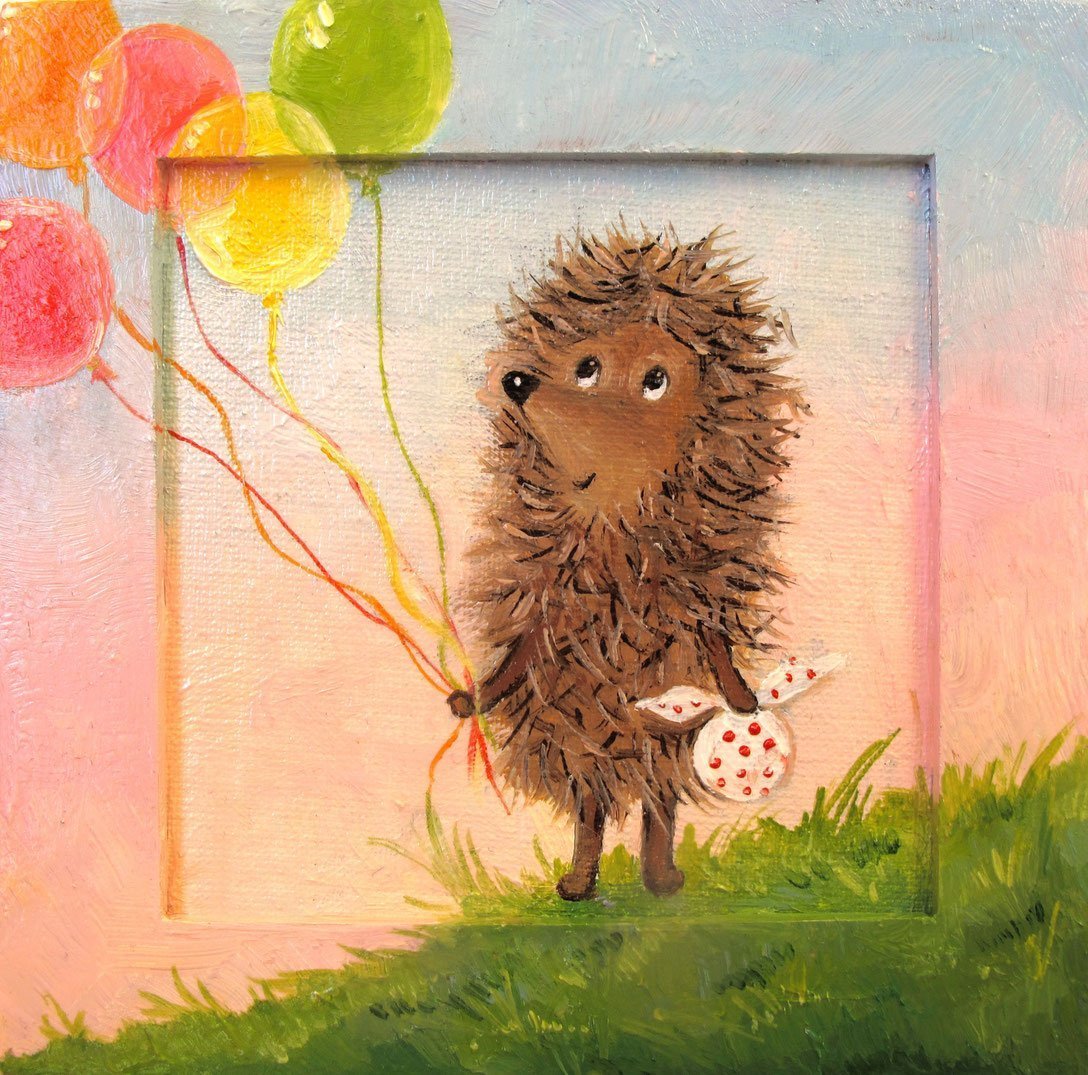 День рождения ежа