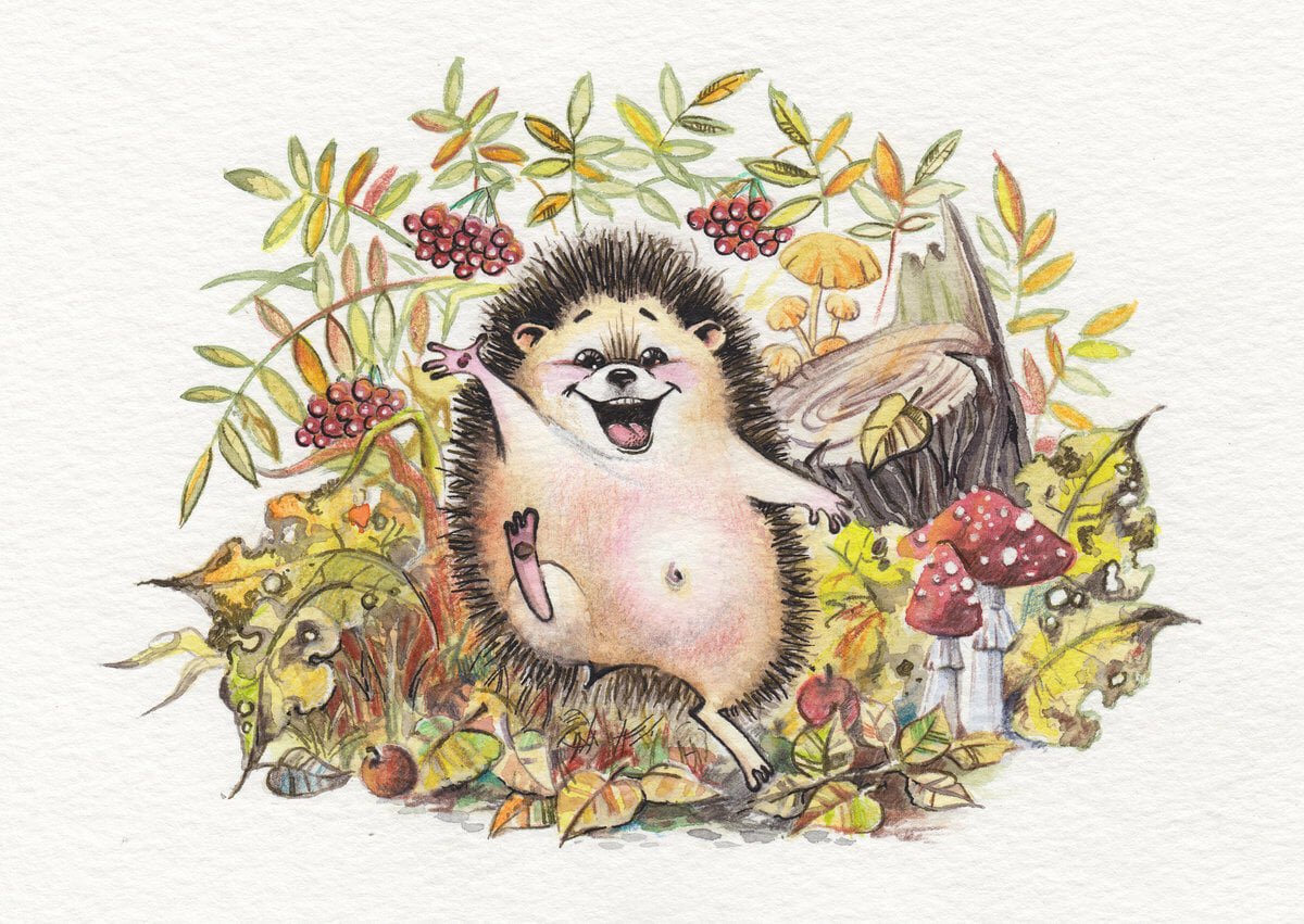 С днем рождения Ежик