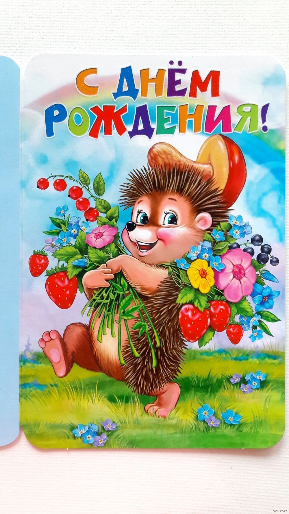 Поздравления с днём рождения Ежик