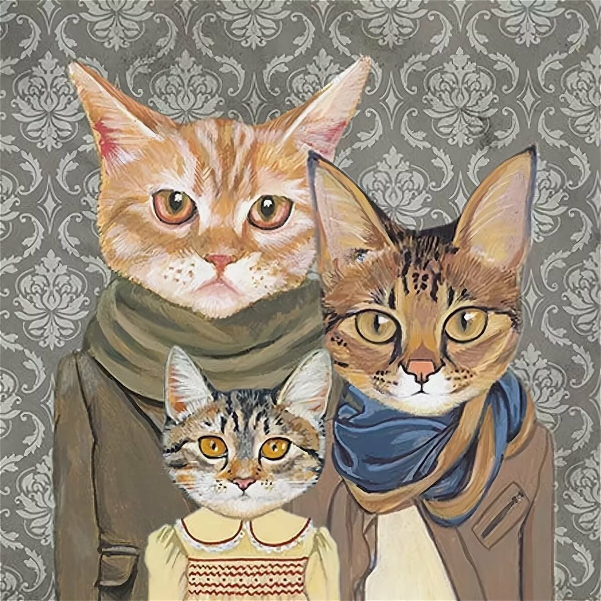 Семья котов