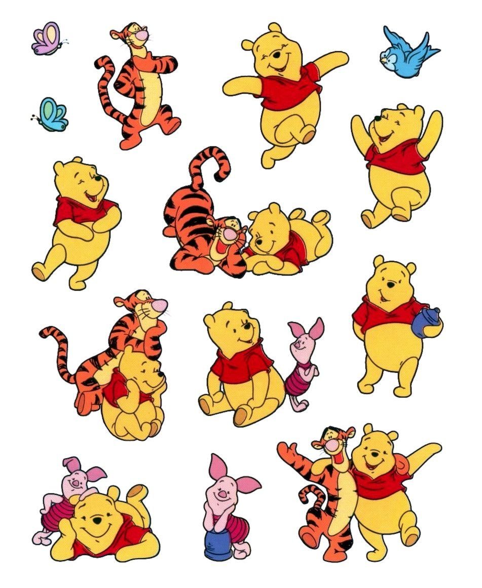 Винни пух наклейки