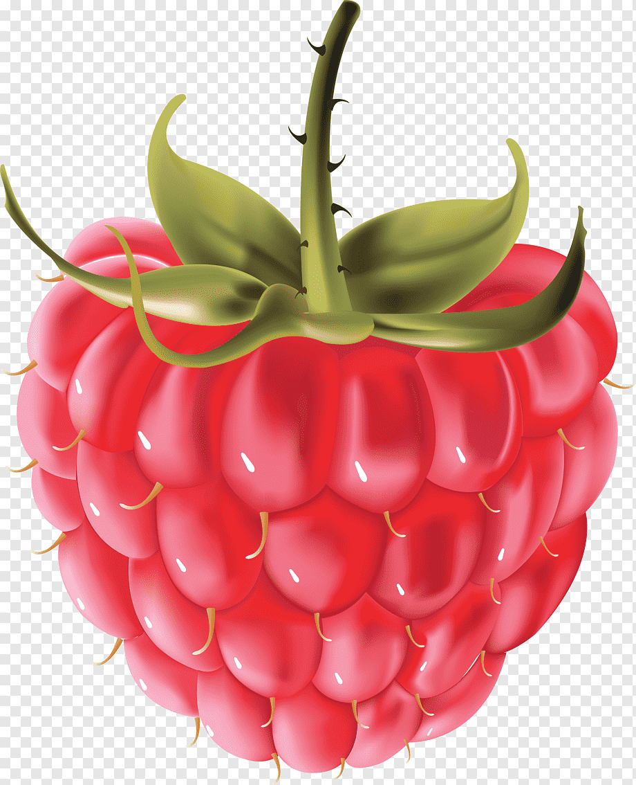 Мультяшная ягода малина