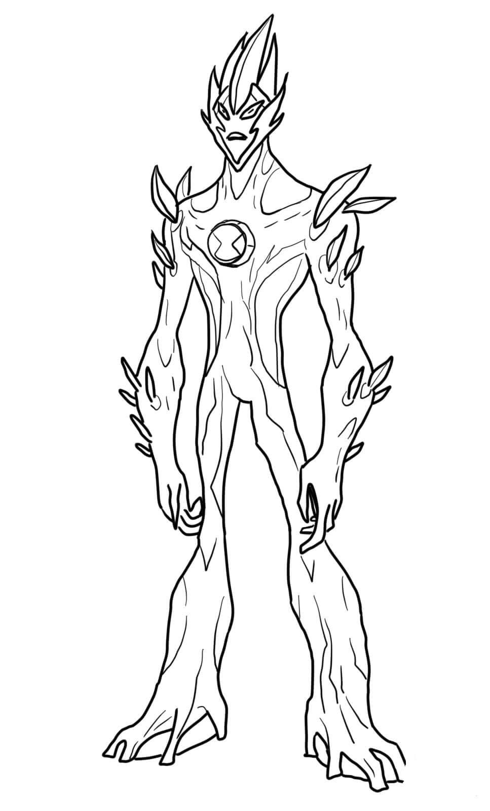 Сиреноголовый раскраска