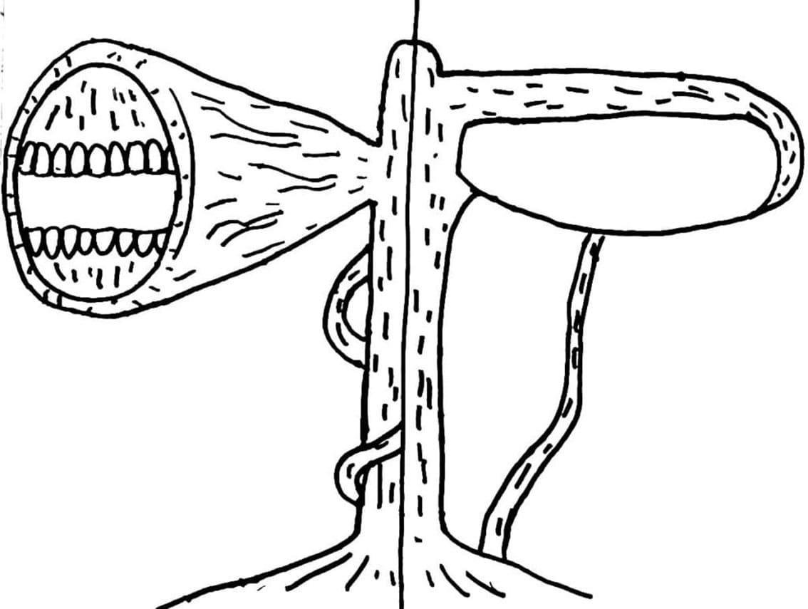 Слендермен раскраска