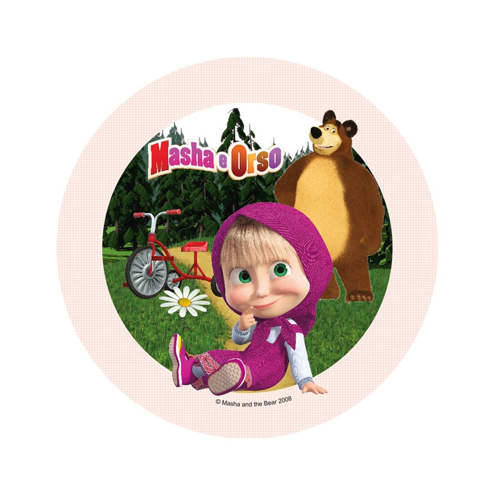 Маша и медведь печать на сахарной бумаге
