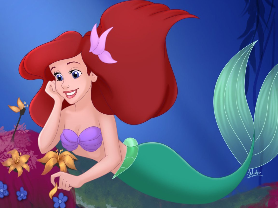 Русалочка Ариэль мультфильм Дисней