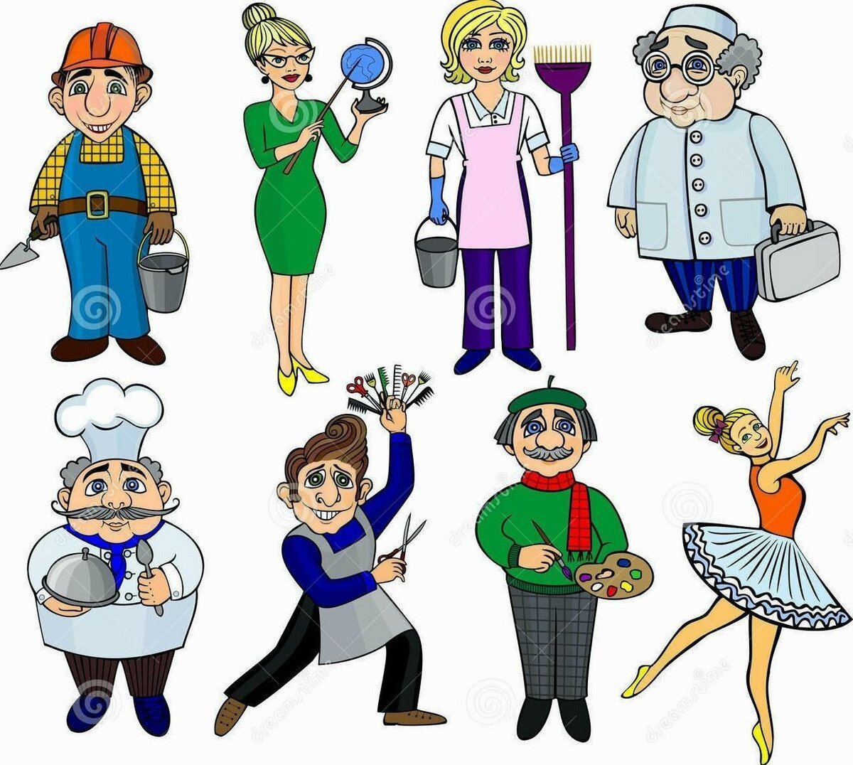 Профессии для детей дошкольного возраста