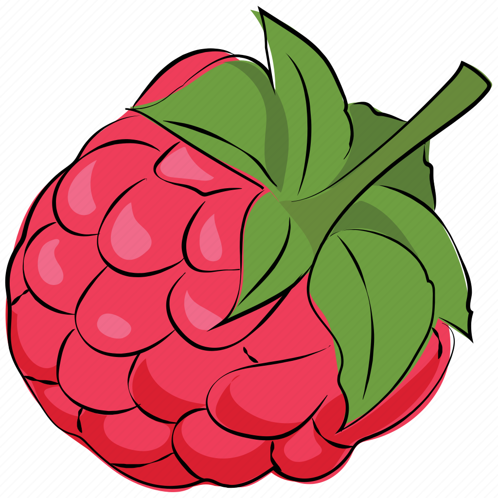 Малина цветная печать