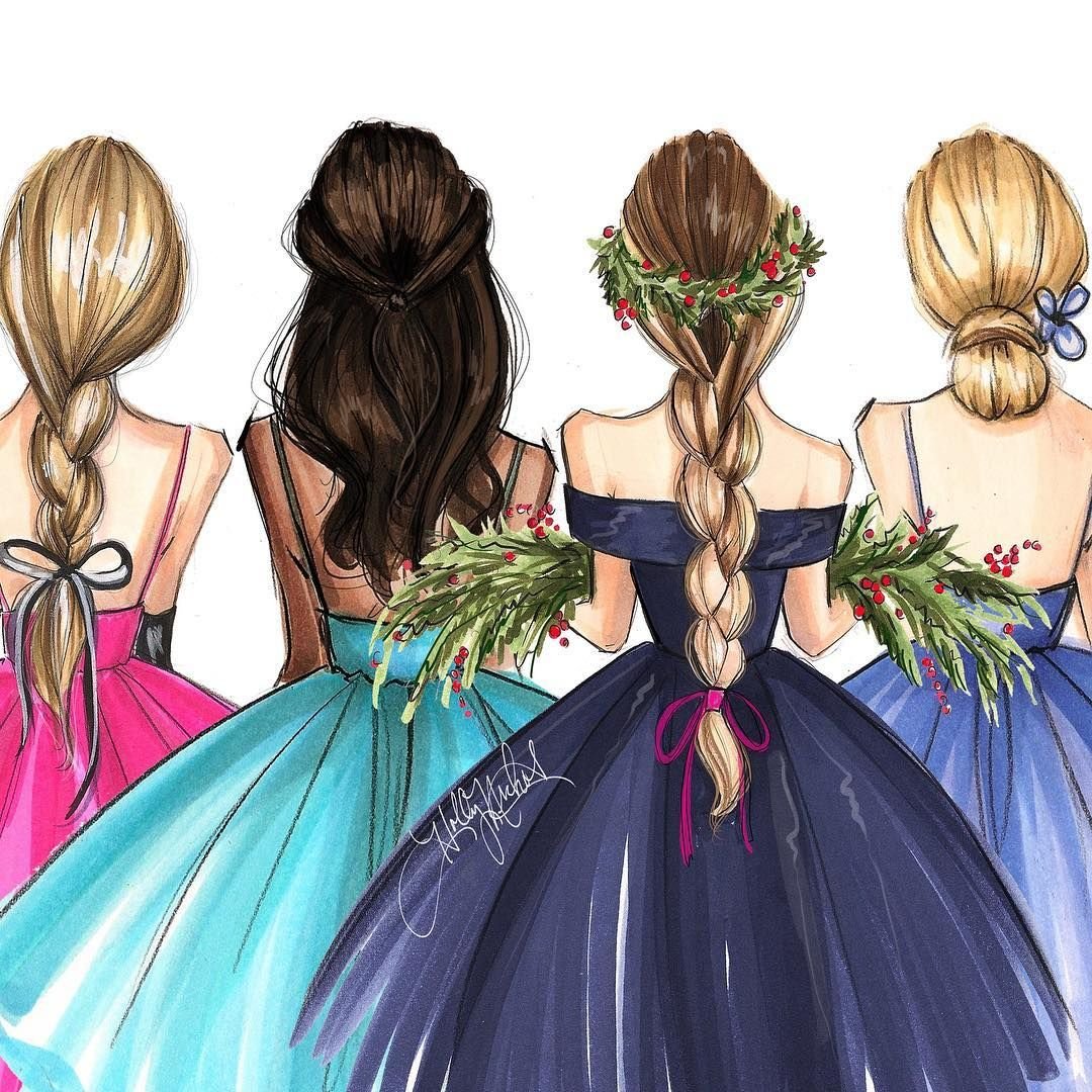 Четыре подруги мультяшные