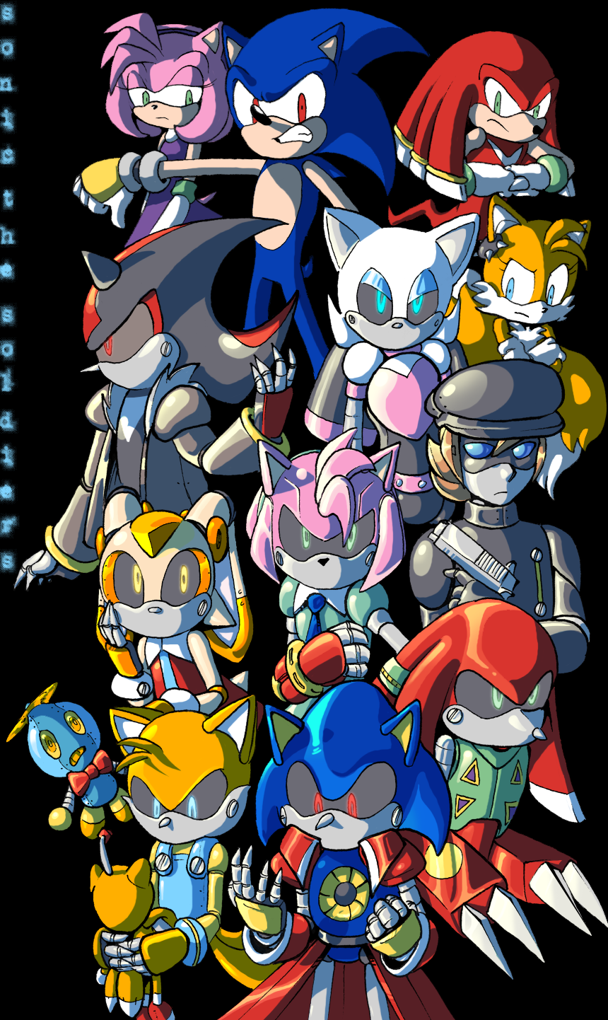 Руж x метал Соник