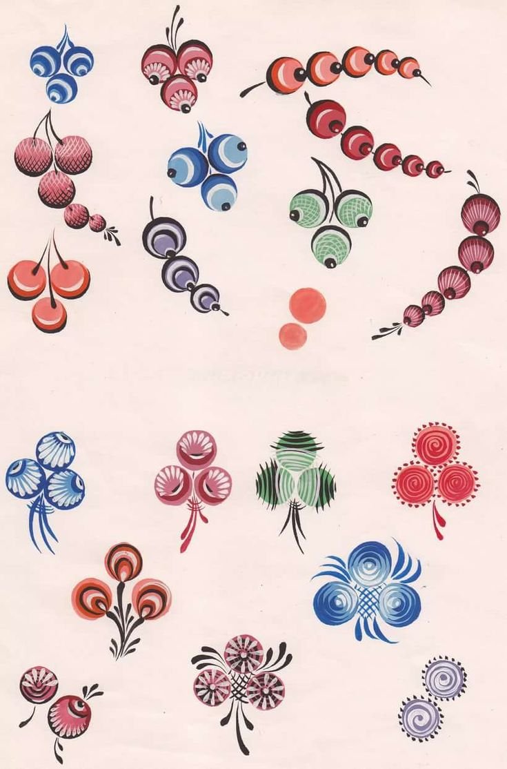 Русская роспись Городецкая