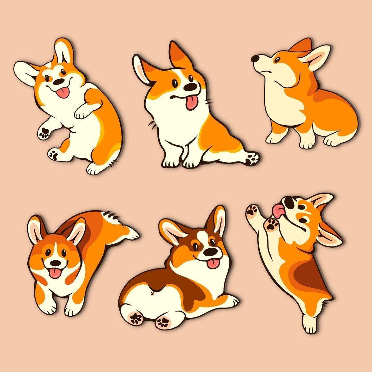 Корги мордочка сбоку