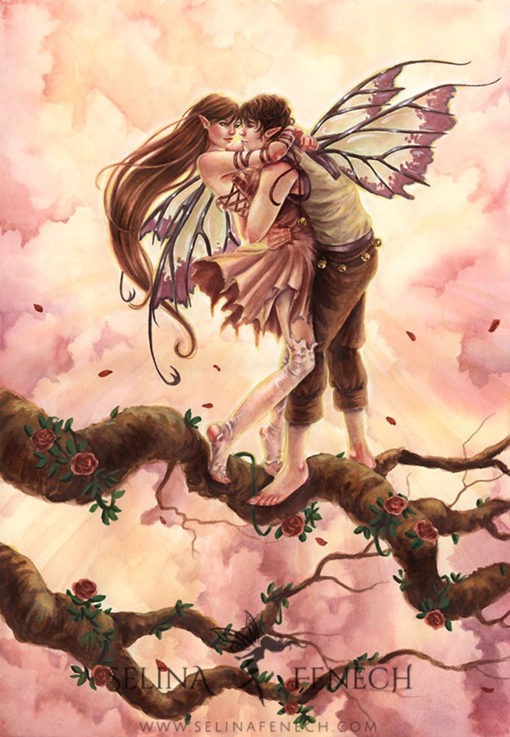 Человек и Фея любовь