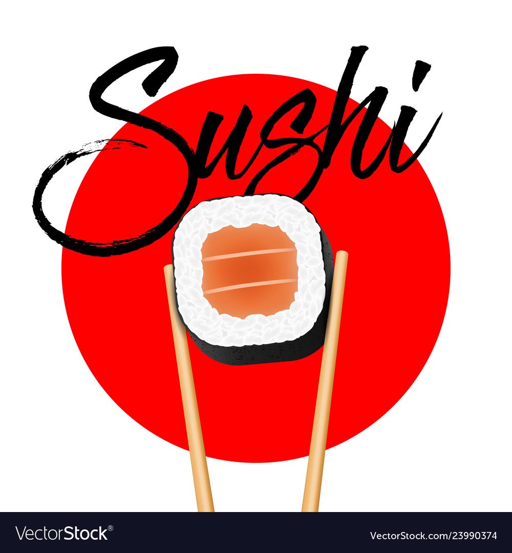 Креативная реклама суши роллы