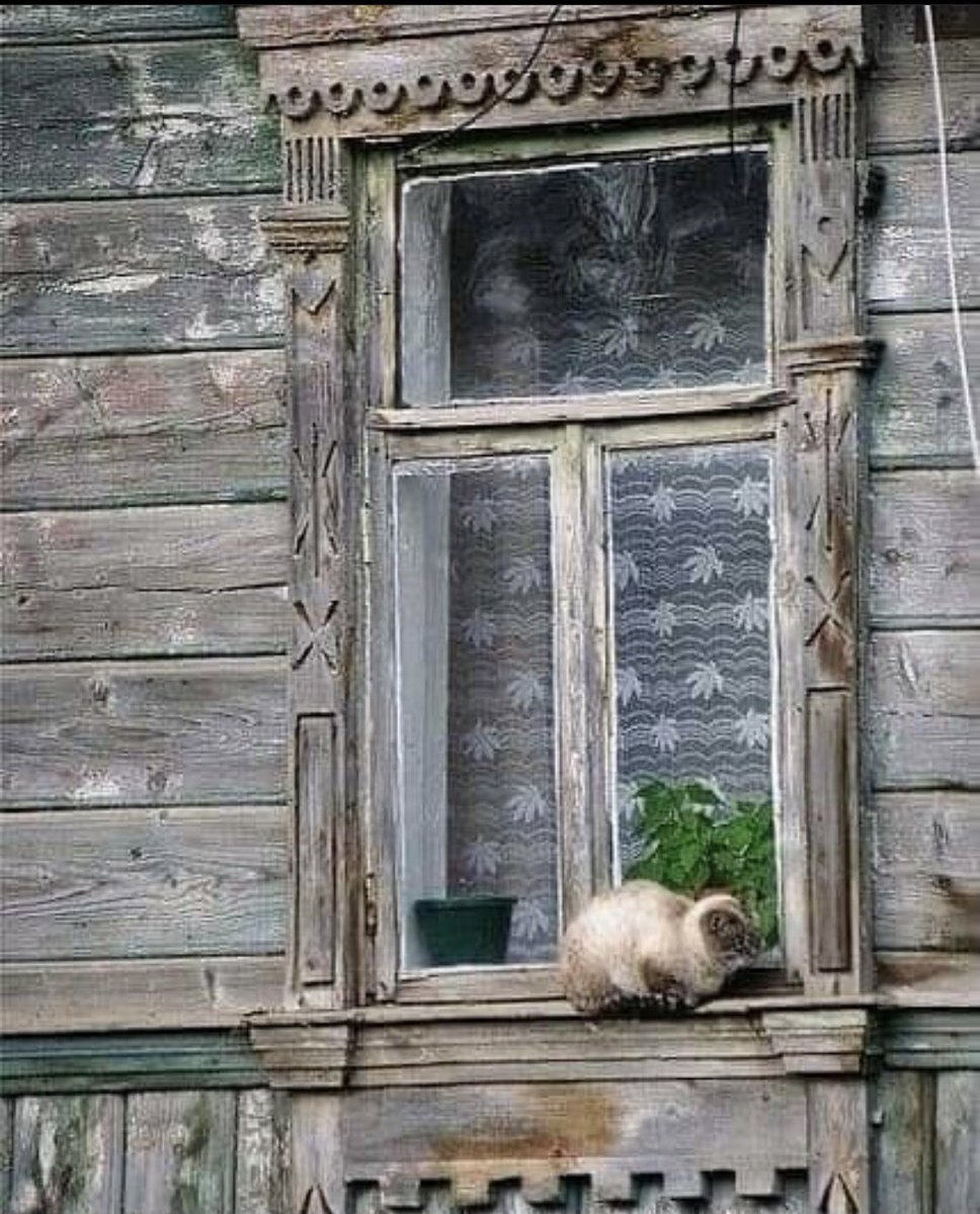 Деревенское окно