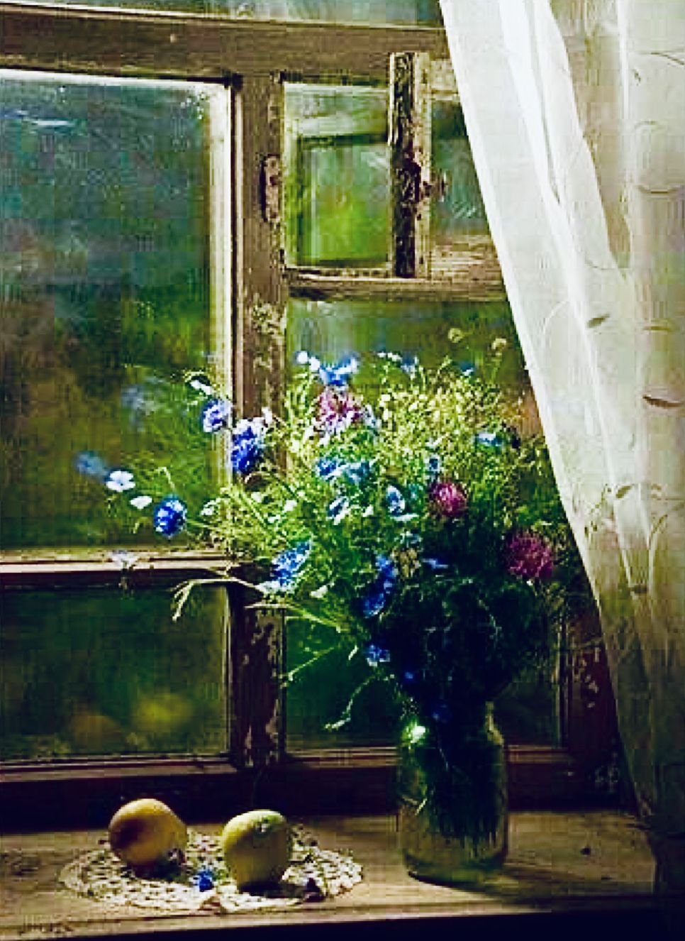 Художник Тутунов деревенский интерьер