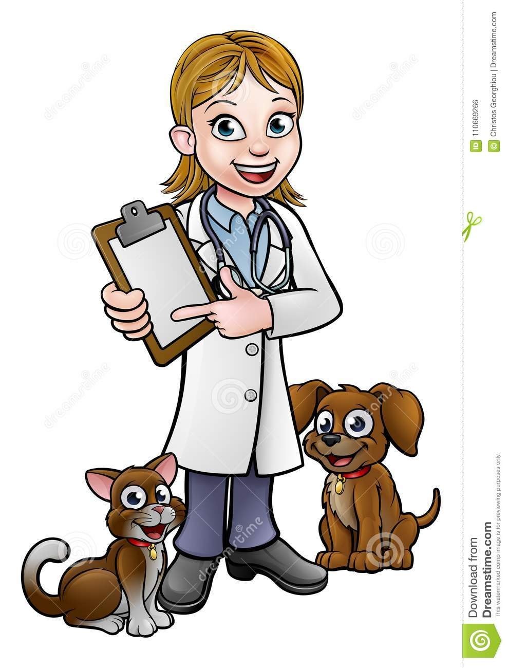 Ветеринар иллюстрация