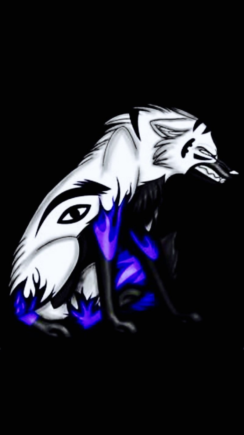 Волк рисунок