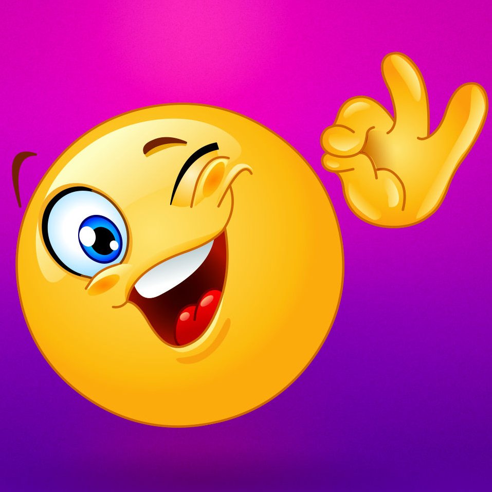 Веселый смайлик