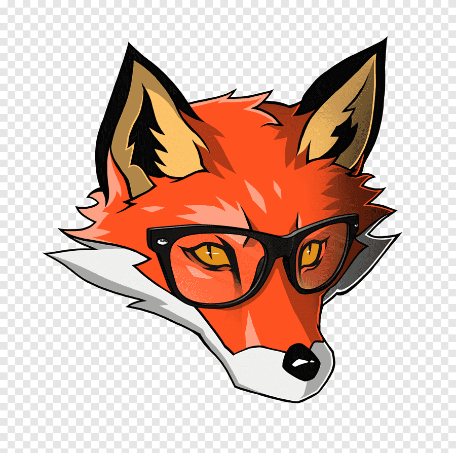 Голова лисы мультяшная