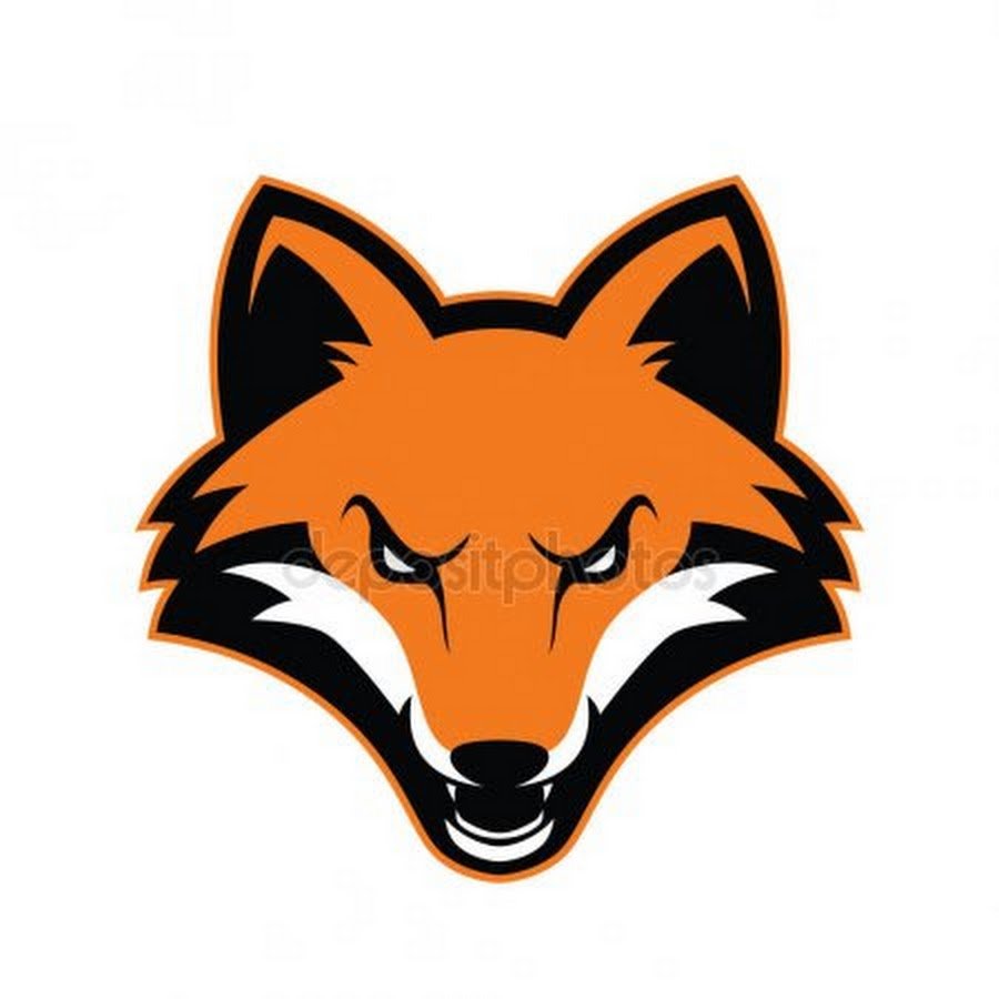 Лисья морда вектор