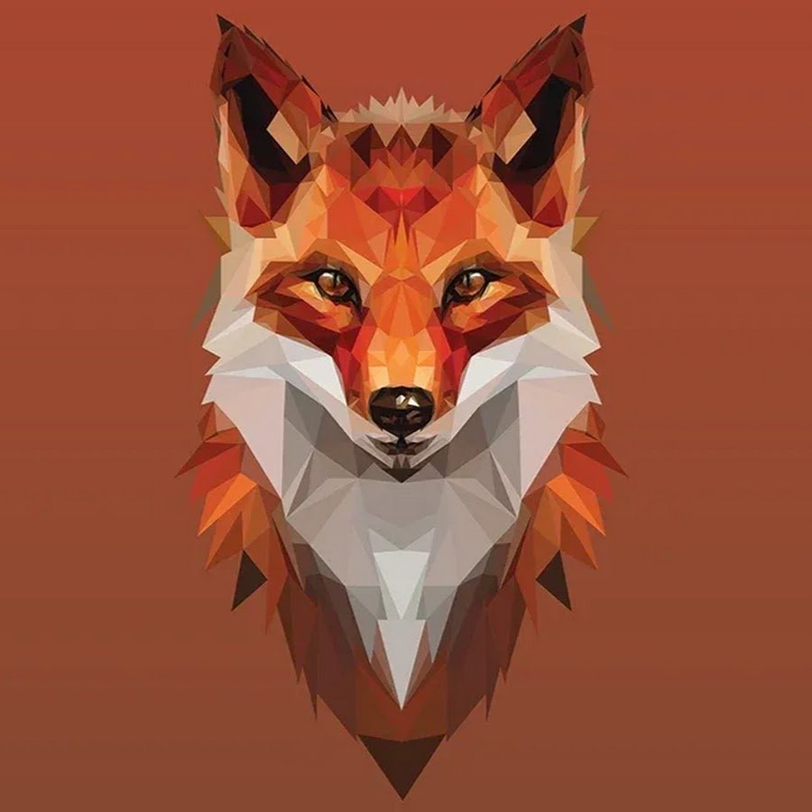 Морда лисы логотип