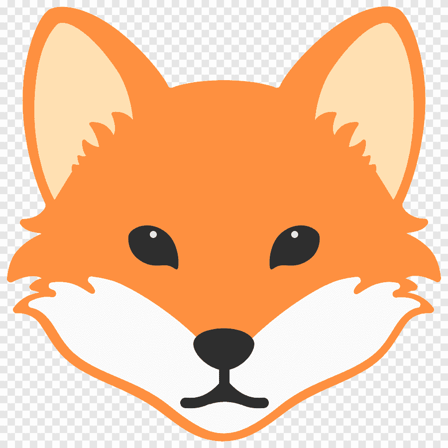 Мордочка лисы для аппликации