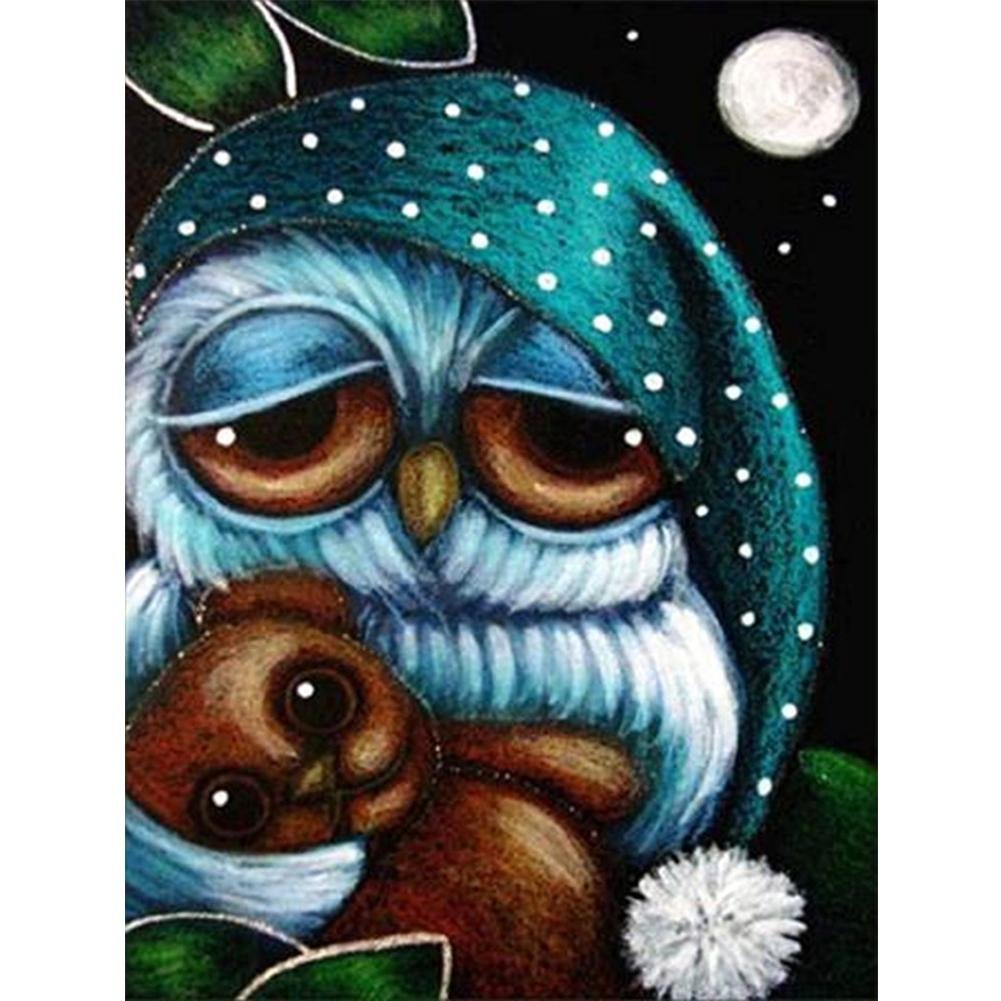 Спящая Сова мультяшная