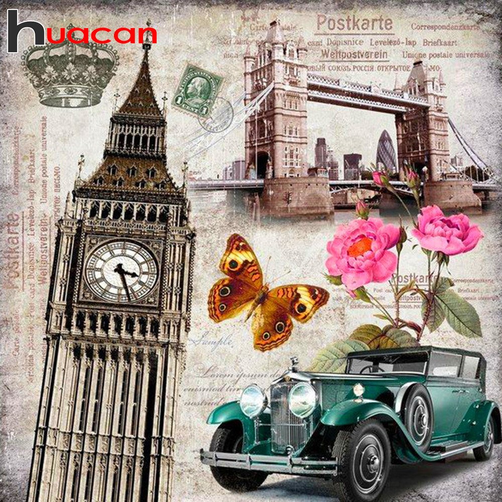 Коллаж в стиле ретро