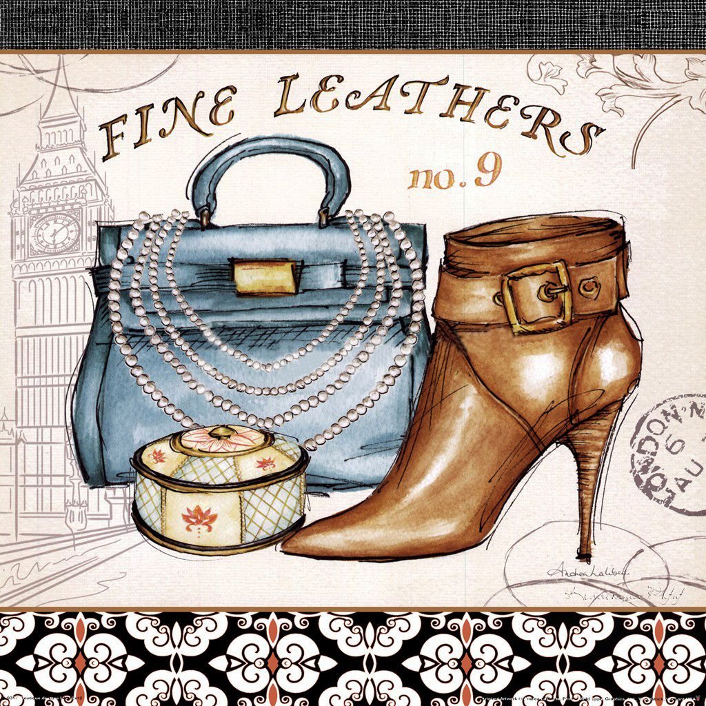 Винтажные модные иллюстрации