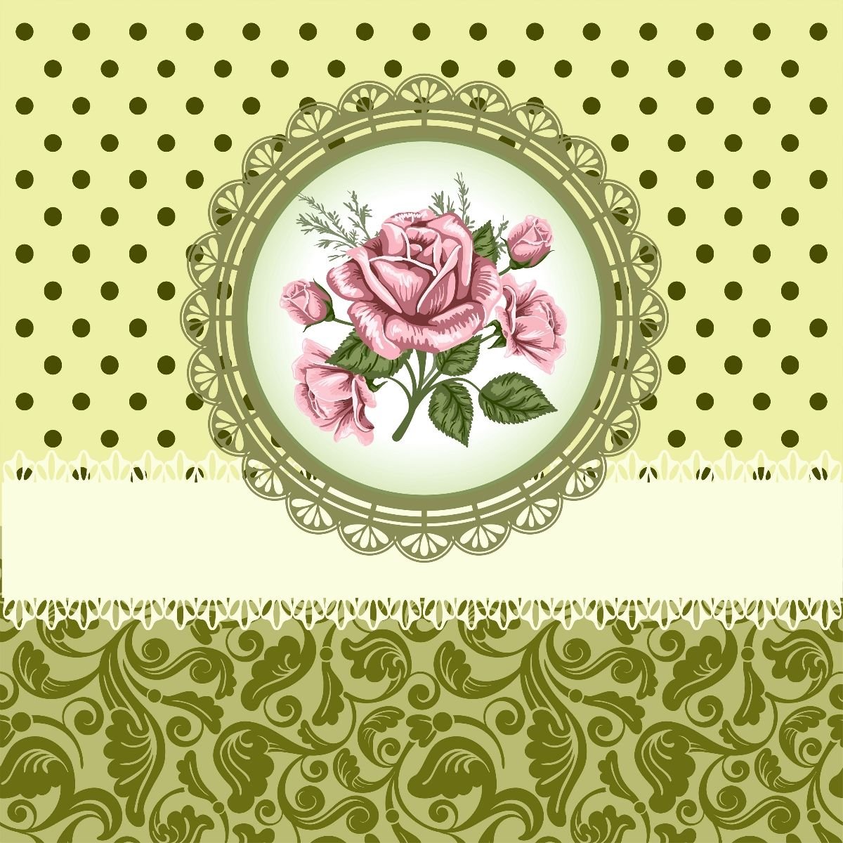 Цветочный принт для скрапбукинга